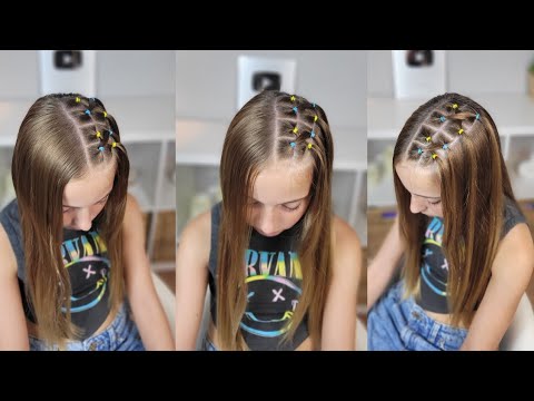 Peinado fácil para niñas/ Easy hairstyle tutorial