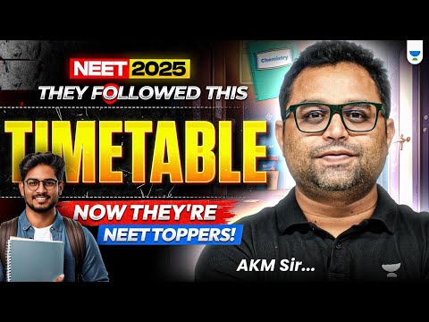Follow This Time Table If You Wanna Be A NEET 2026 Topper...