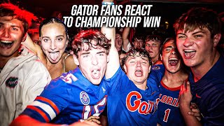 Florida Gators Fans Celebrate NCAA Championship! (MUST WATCH)