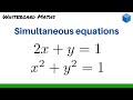 Solving Nonlinear Equations Concepts