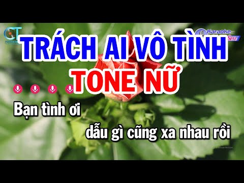 Karaoke Trách Ai Vô Tình Tone Nữ Bm || Nhạc Sống Hay Nhất || Karaoke Đồng Sen