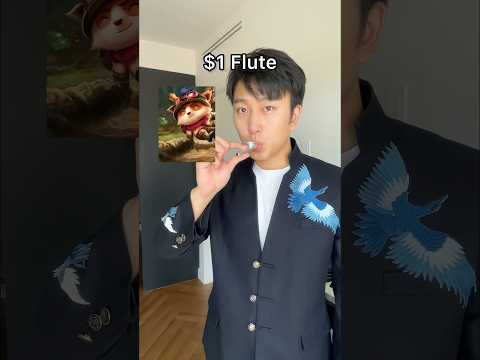 $1 VS $10,000 Flute #aylex #flute #flutemusic #fluteringtone #flutecover #flutesongs #dizi