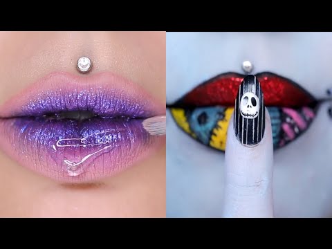 AS 5 MELHORES ARTES NOS LÁBIOS / Tutorias lindos de batons impressionante 👄 lip tint