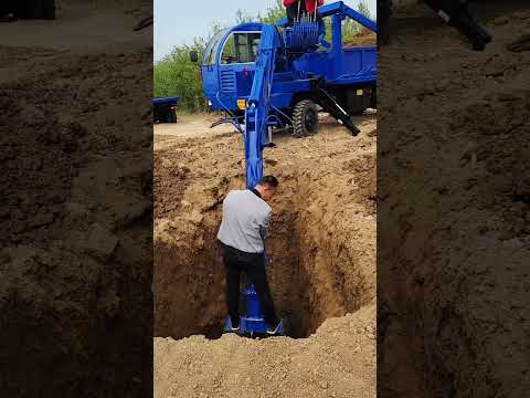 driver digging machine is king#四不都不like digging with a car #P-4907
