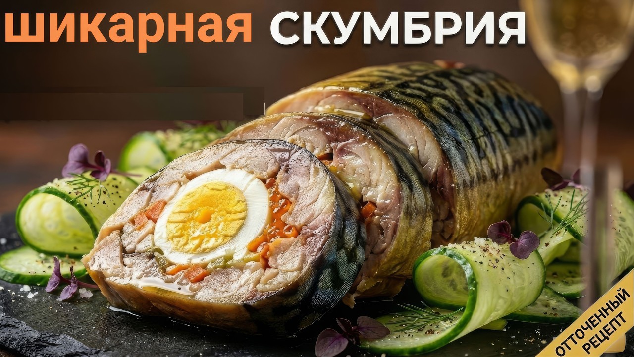 Шикарный рецепт к праздничному столу. Идеи холодных закусок - скумбрия.
