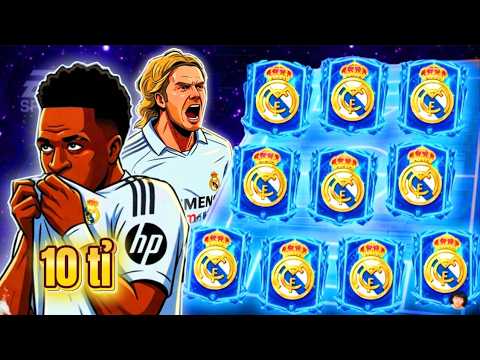 Tôi Chi 10 Tỷ Coin Xây Team REAL MADRID Trong FC Mobile VN