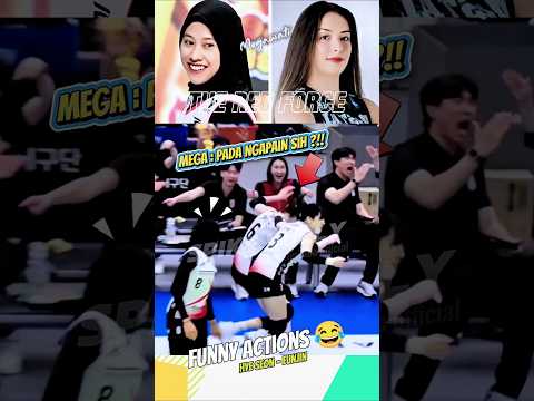 Showcase ‼️ funny actions hye seon and eunjin 😂🔥 #volleyball #spikevolly #bolavoli