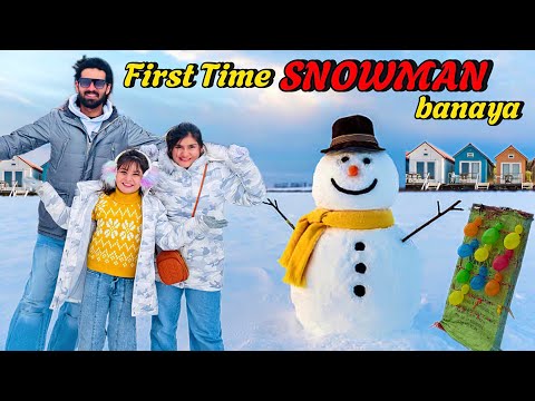 first time SNOWMAN banaya || sub ne SHOT gun se nishane lgae || visit to PALOGA VALLEY #vlog