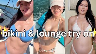 SKIMS & LOVE SHACK FANCY LOUNGEWEAR Try On Haul!