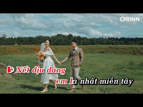 KARAOKE | Em Là Nhất Miền Tây Lofi – VÕ LÊ MI & JIN TUẤN NAM | Beat Chuẩn