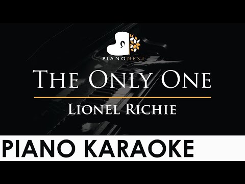 Lionel Richie – The Only One – Piano Karaoke Instrumental Cover with Lyrics