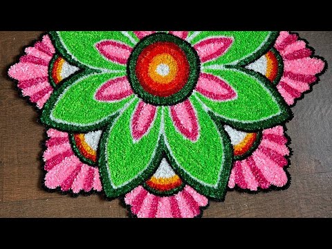 Yarn Rangoli Mat making at home// New trend of 2024, Diwali 2024 , DIY CRAFT