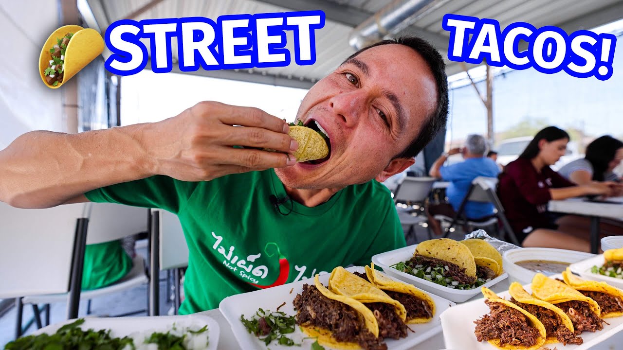 Ultimate Mexican Street Food Tour! MEAT JUICE TACOS + Sonoran Hot Dogs in Tucson, Arizona!