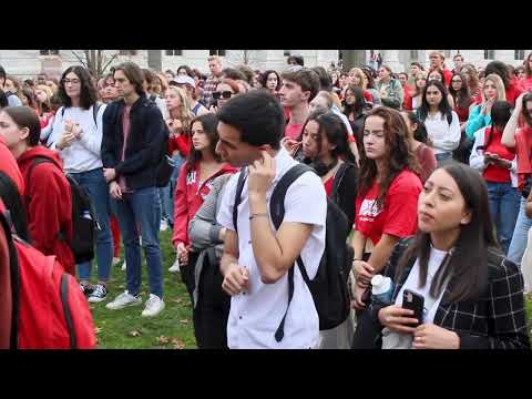 American University students walkout to protest University's response to sexual assault | The Eagle