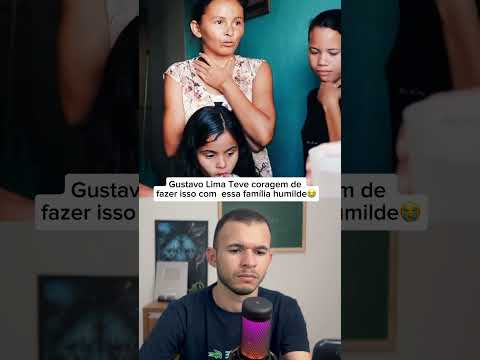 Gustavo Lima ajuda família carente