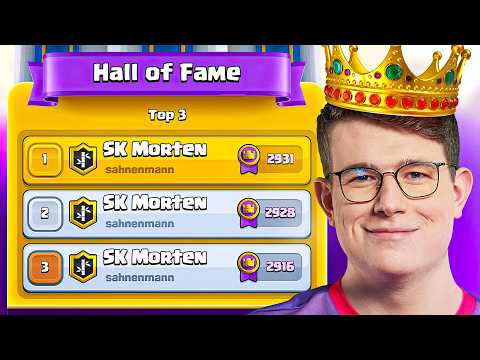 I AM #1, #2 AND #3 IN THE WORLD!  🌎🥇 - Clash Royale