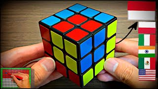 Making 🇮🇩🇵🇱🇮🇹🇮🇳🇲🇽🇺🇸 in Rubik's Cubes!