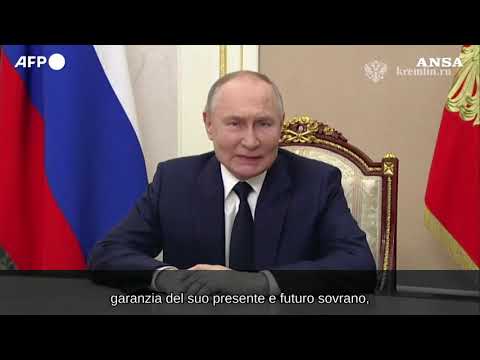 Putin, "i soldati russi difendono il futuro della Russia"