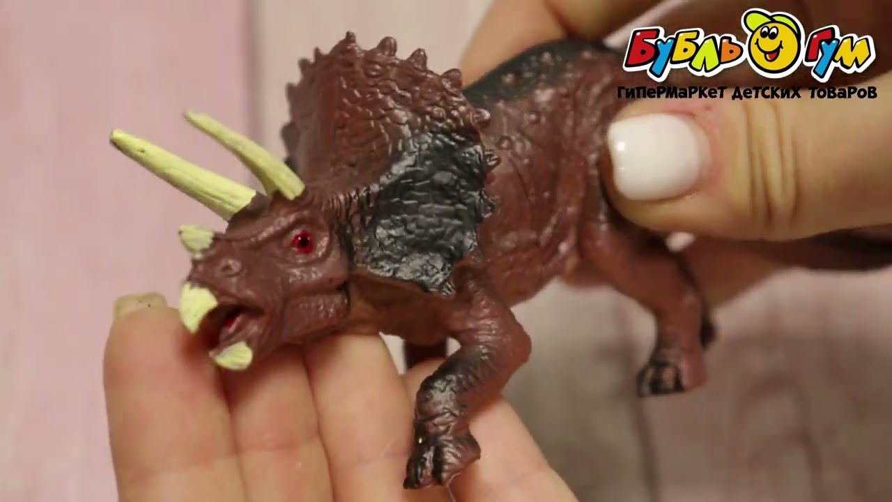 Фигурка динозавр KiddiePlay Травоядные с 3лет в ассортименте - видео