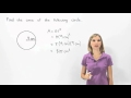 Calculating the Area of a Circle