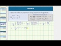 Logarithmic Properties and Factoring