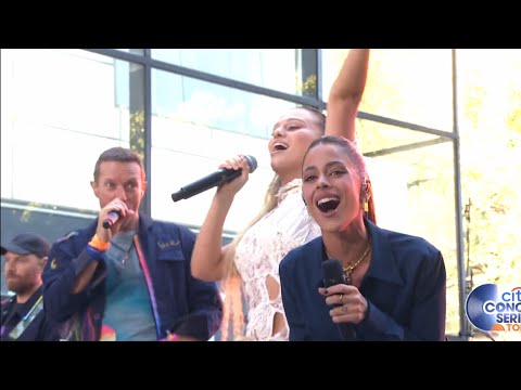 Coldplay, TINI, Elyanna - We Pray (Live in New York City)