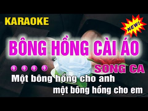 Bông Hồng Cài Áo Karaoke Song Ca (Em) Nhạc Vu Lan | Trung Hiếu Karaoke
