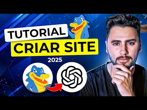 HOSTGATOR: COMO CRIAR UM SITE FÁCIL EM 2025 (Domínio + Hospedagem + Wordpress Com IA)