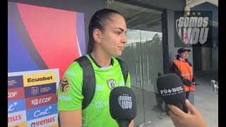 Alice Tosta en Somos IDV post partido ante BSC