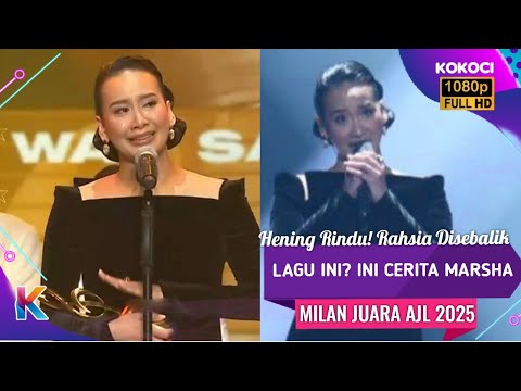 Hening Rindu! Rahsia Disebalik Tangisan Talita? Ini Cerita Marsha Milan Juara AJL 2025