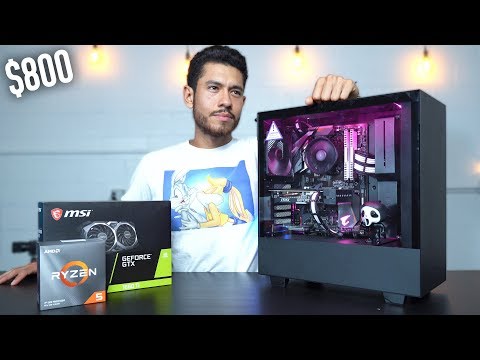 $800 Gaming PC Build - GTX 1660 Ti Ryzen 5 3600 (w/ Benchmarks)