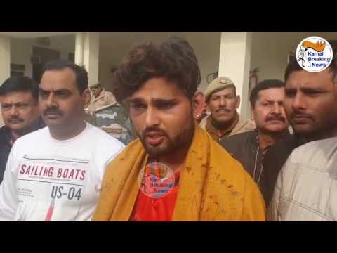 अजय पाठक और परिवार की हत्या के आरोपी ने करनाल ब्रेकिंग के कैमरे के सामने कबूला अपना जुर्म
