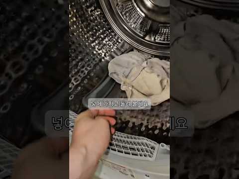 요즘 유행하는 건조기로 아이스크림 만들기?