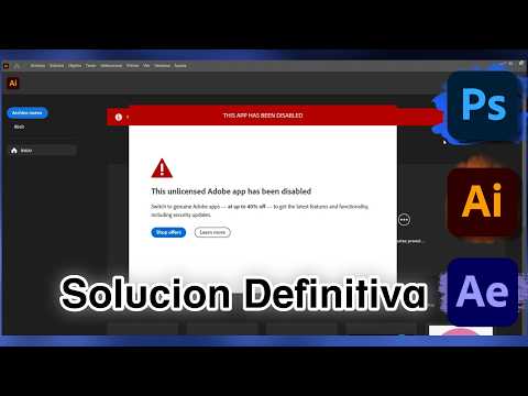 Cómo Solucionar el Error de Licencia en Adobe Illustrator y Otros Productos de Adobe (2024)