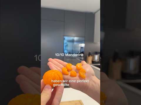 Tipps aus der Sterneküche – so säubert man eine Mandarine🍊#mandarine#reels#viral#fypシ