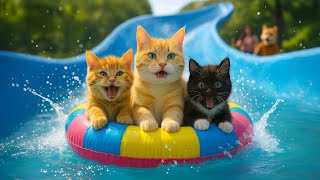 Mama Cat Rescues Two Abandoned Kittens 🐱💔 | Emotional Cat Story | Wholesome Cat Short Film