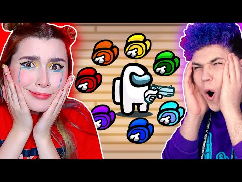 AMONG US, но ПРЕДАТЕЛЬ УБИВАЕТ ПО ЦВЕТАМ *РАДУГА* 🌈 @meels_play