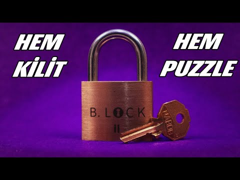 🔐 Fonksiyonel Asma Kilit Puzzle - B-Lock II