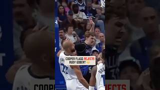 Cooper Flagg BLOCKS Rudy Gobert 💪😎