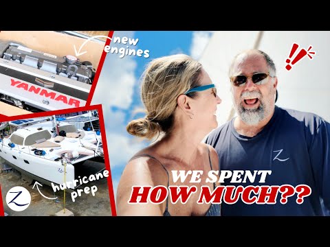 our BIGGEST COSTS of last year! (full breakdown - Caribbean sailing) Ep 313