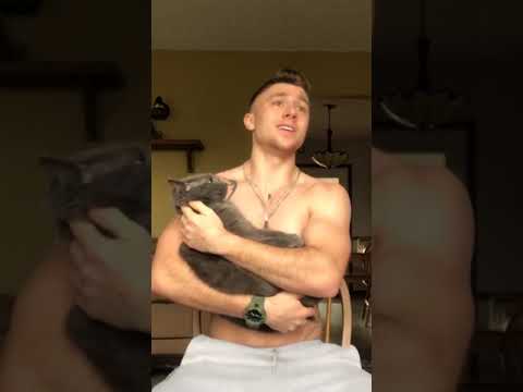 My cat said he wanted me to sing to him again #shorts