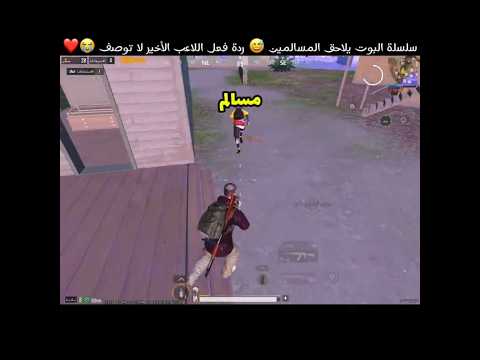 سلسلة البوت يلاحق المسالمين 😅 ردة فعل اللاعب الأخير لا توصف 😭❤️