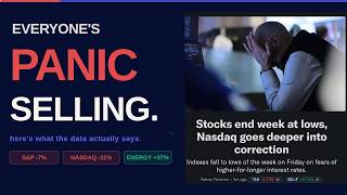 everyone's panic-selling. here's what the data actually says.