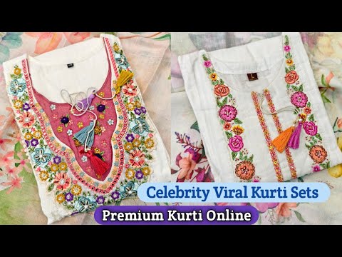 Connect With the Manufacturer Do Business Without Fear 100% Quality Kurti Sets