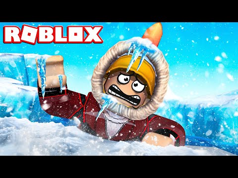 SOPRAVVIVO 100 GIORNI AL POLO NORD SU ROBLOX!!