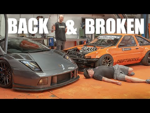 Back & Broken - Really Not Good - DW86 and Murcielago post Ultrace report.