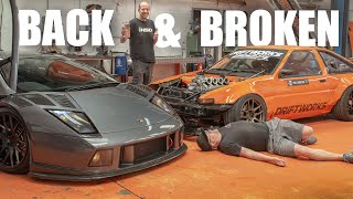 Back & Broken - Really Not Good - DW86 and Murcielago post Ultrace report.