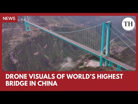 YouTube video thumbnail: World's Highest Bridge Opens in China