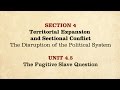 The Fugitive Slave Question: Key Issues Leading to the Civil War