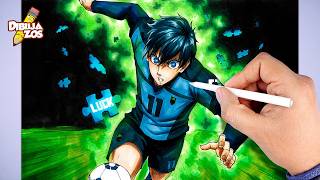 TE ENSEÑO A DIBUJAR A ⚽️ ISAGI YOICHI ⚽️ de BLUE LOCK [✅Tutorial de dibujo FÁCIL]